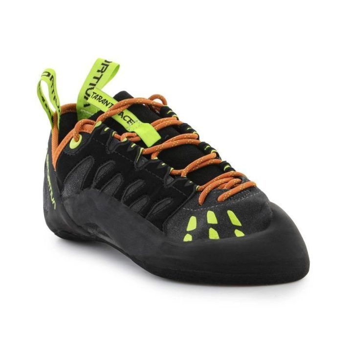 Laipiojimo bateliai su raišteliais La Sportiva Tarantulace, juodi ir žali