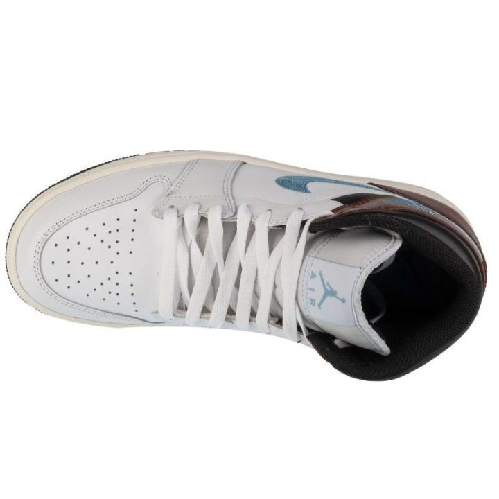 Vyriški sportbačiai Nike Air Jordan 1 Mid, balti