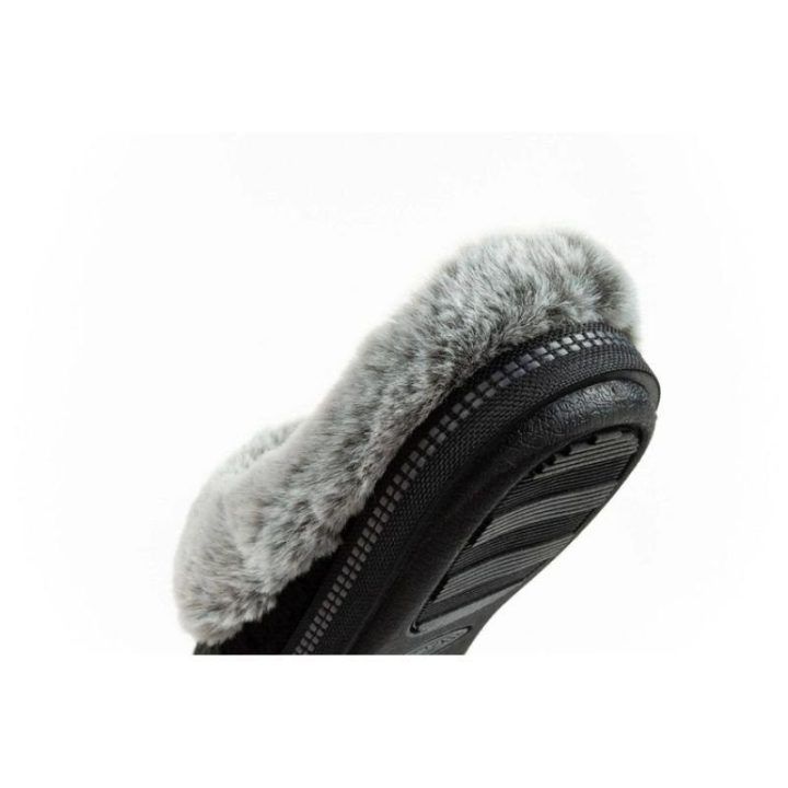Moteriškos pašiltintos įspiriamos šlepetės Skechers