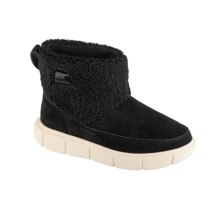 Moteriški įspiriami aulinukai Sorel Explorer III Cozy WP, juodi