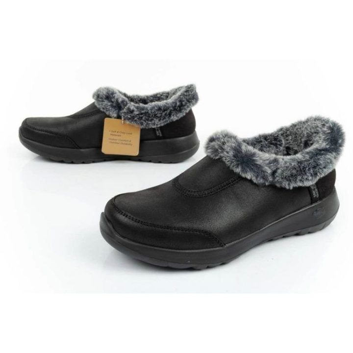 Moteriški įspiriami žieminiai batai Skechers ON-THE, juodi