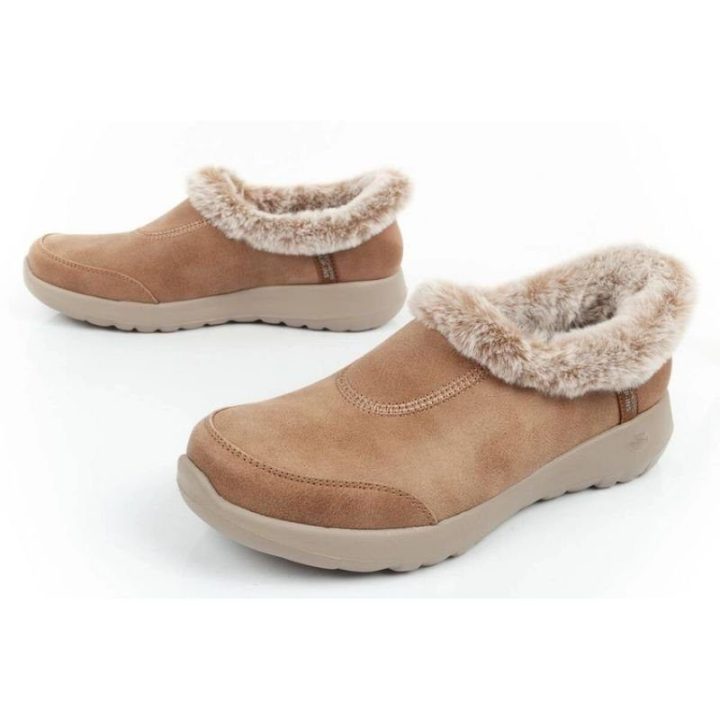 Moteriški įspiriami žieminiai batai Skechers ON-THE W, rudi