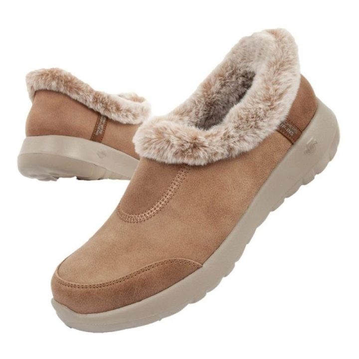 Moteriški įspiriami žieminiai batai Skechers ON-THE W, rudi