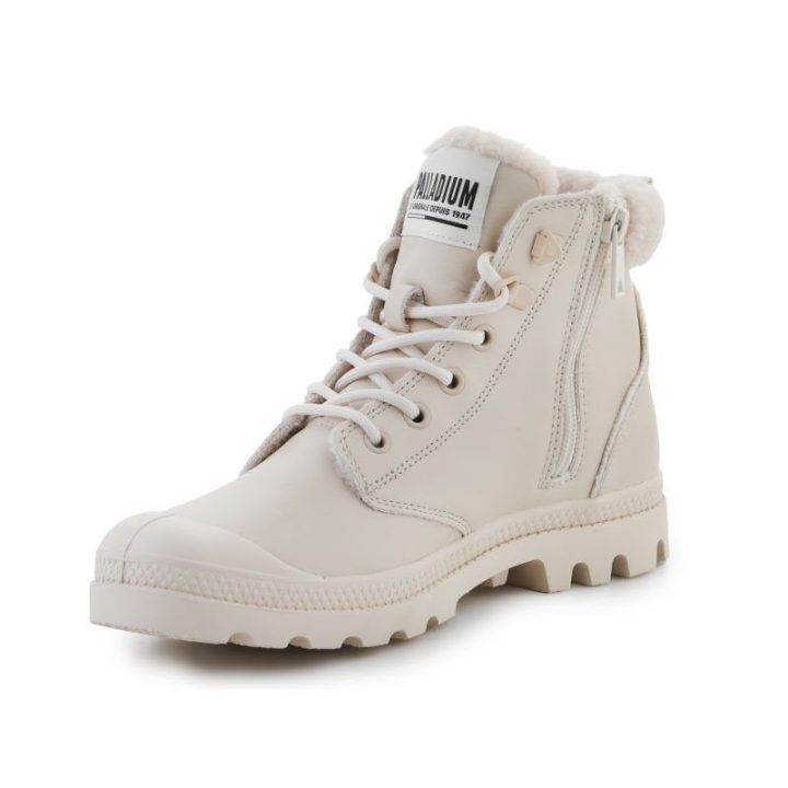 Moteriški žieminiai batai Palladium Pampa Hi Snow Warm, kreminiai