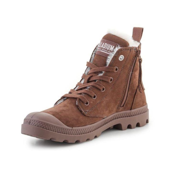 Moteriški auliniai batai Palladium Pampa Hi Zip WL, rudi
