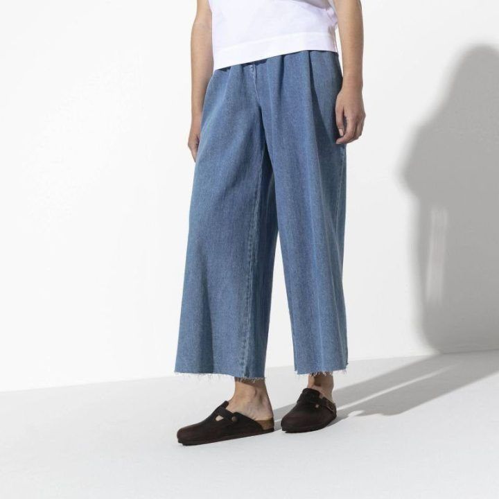 Uniseks plačios odinės klumpės Birkenstock Boston