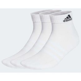 Kojinės su amortizacija adidas Cushioned Sportswear, 3 poros, baltos