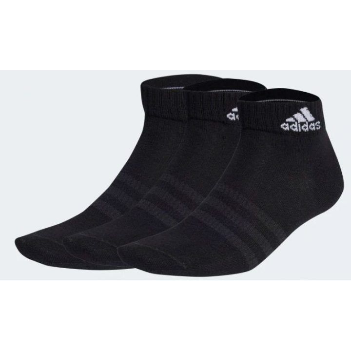 Uniseks kojinių rinkinys adidas Thin and Light, 3 poros, juodas