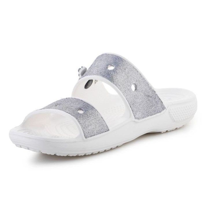 Moteriškos šlepetės su blizgučiais Crocs Classic Croc Glitter II