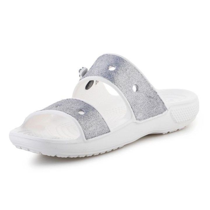 Moteriškos šlepetės su blizgučiais Crocs Classic Croc Glitter II