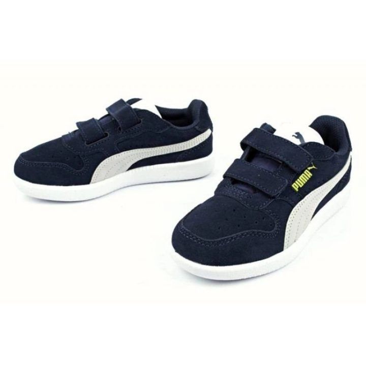 Vaikiški sportbačiai su lipukais Puma Icra Trainer, tamsiai mėlyni