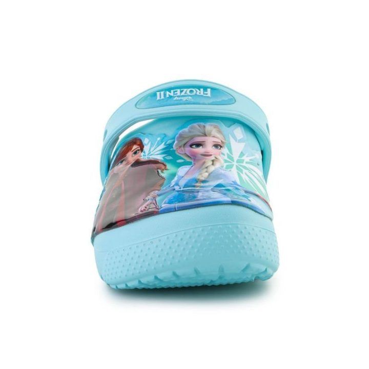 Vaikiškos klumpės su Frozen II motyvu Crocs, žydros