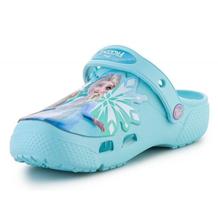 Vaikiškos klumpės su Frozen II motyvu Crocs, žydros