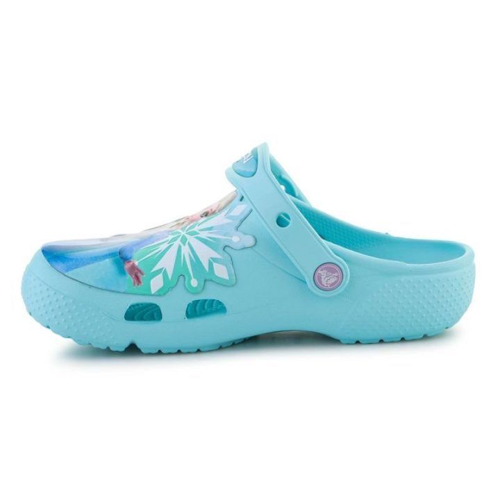 Vaikiškos klumpės su Frozen II motyvu Crocs, žydros