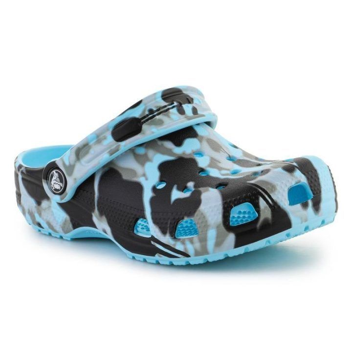 Vaikiškos klumpės su kamufliažo raštu Crocs Classic Spray Camo