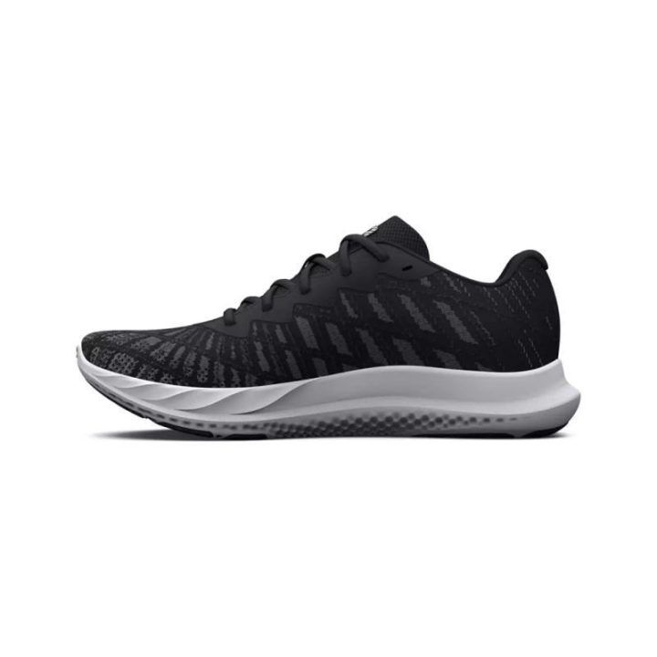 Vyriški bėgimo bateliai Under Armour Charged Breeze 2, juodi ir balti