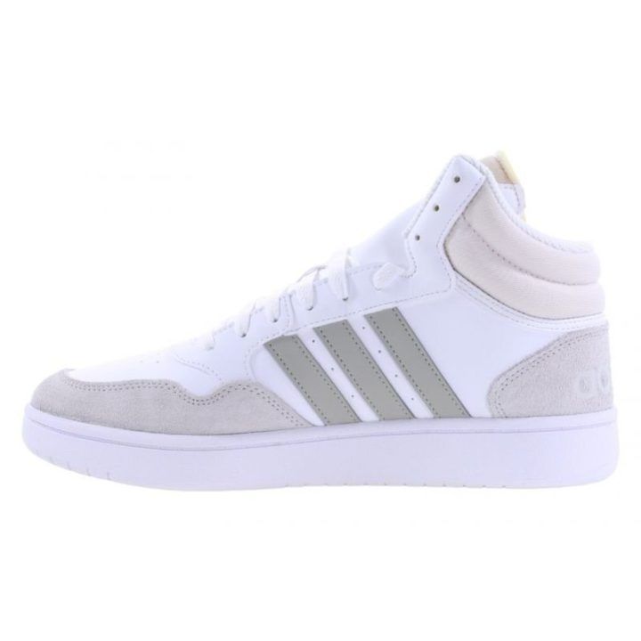 Vyriški sportbačiai adidas Hoops 3.0 Mid, balti