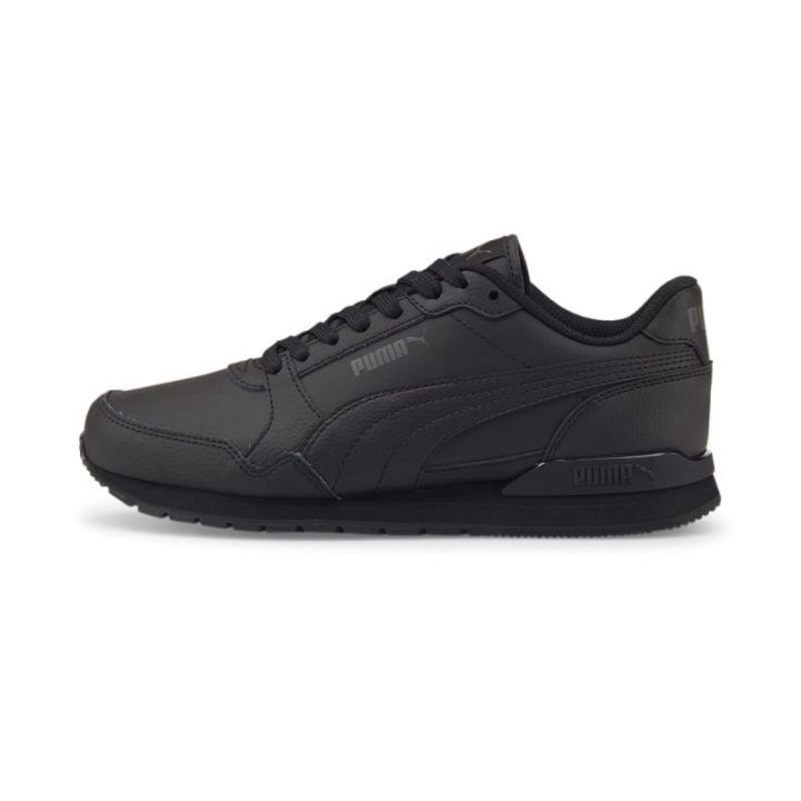 Vaikiški sportbačiai su raišteliais Puma St Runner v3 L, juodi