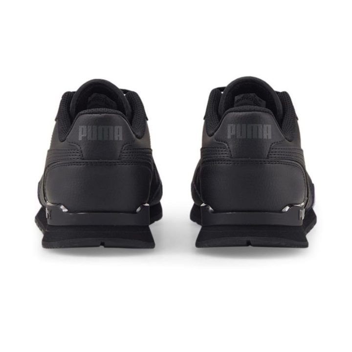 Vaikiški sportbačiai su raišteliais Puma St Runner v3 L, juodi