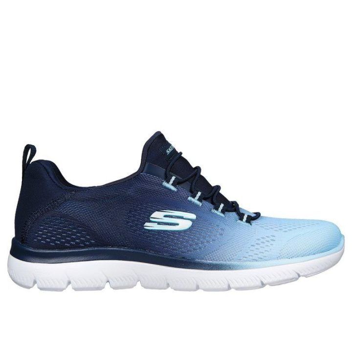 Moteriški sportbačiai Skechers Summer Bright Charmer, tamsiai mėlyni
