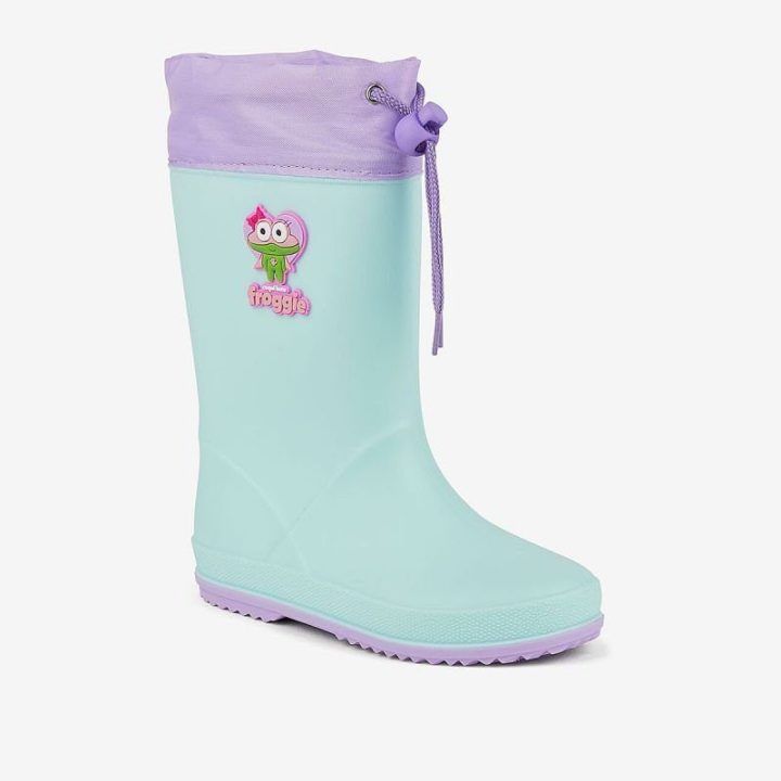 Vaikiški guminiai batai su raišteliu Coqui Rainy Collar