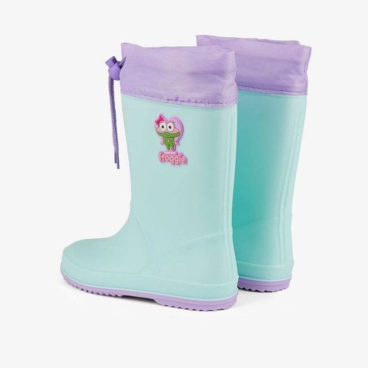 Vaikiški guminiai batai su raišteliu Coqui Rainy Collar