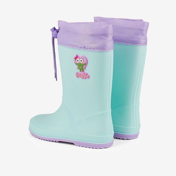 Vaikiški guminiai batai su raišteliu Coqui Rainy Collar