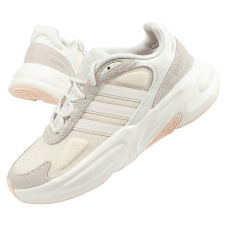 Moteriški sportbačiai su raišteliais adidas Ozelle, rožiniai
