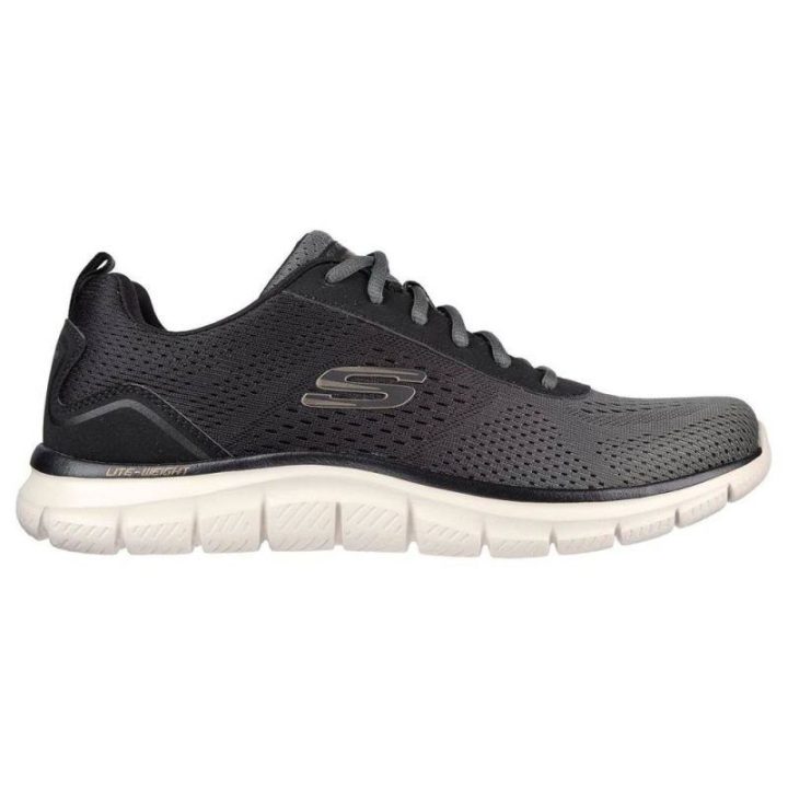 Vyriški sportbačiai su „Memory Foam“ vidpadžiu Skechers Track – Ripkent, chaki