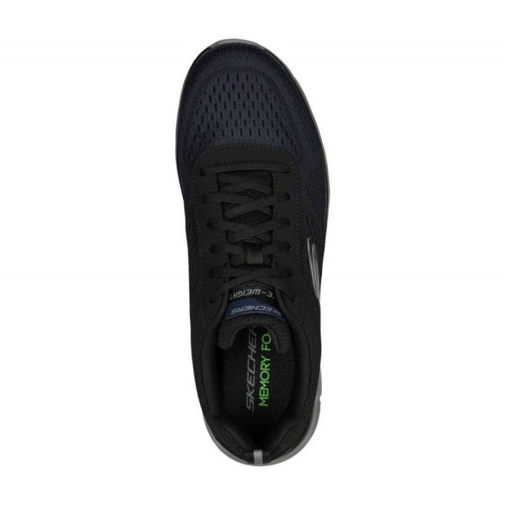 Vyriški sportbačiai su „Memory Foam“ vidpadžiu Skechers Track – Ripkent, tamsiai mėlyni