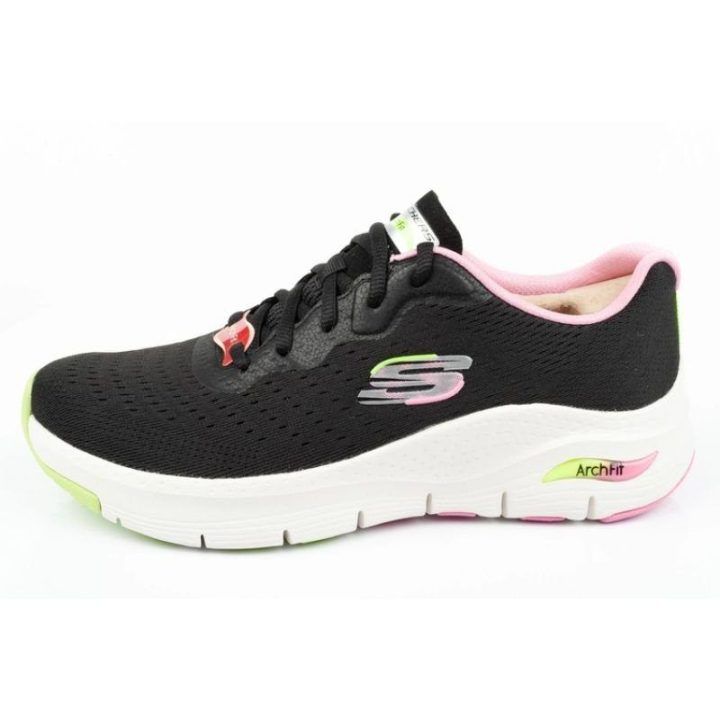 Moteriški sportbačiai Skechers Arch Fit, juodi