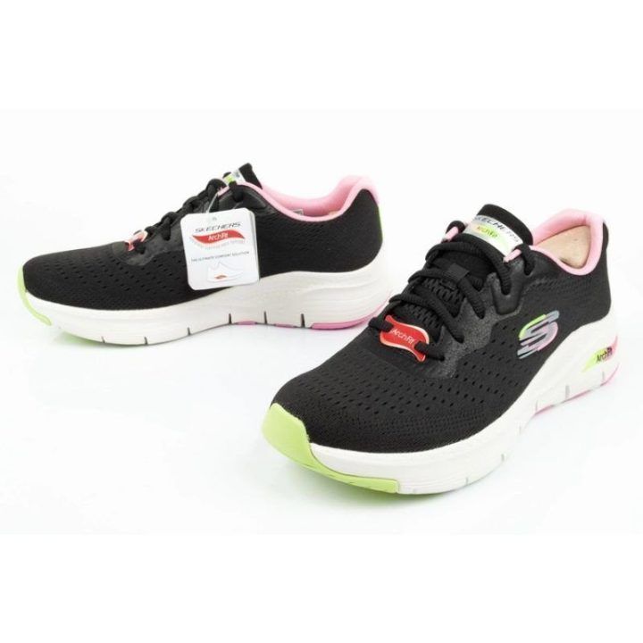 Moteriški sportbačiai Skechers Arch Fit, juodi