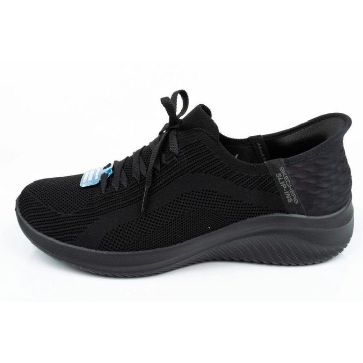 Moteriški suvarstomi sportbačiai Skechers Ultra Flex 3.0, juodi