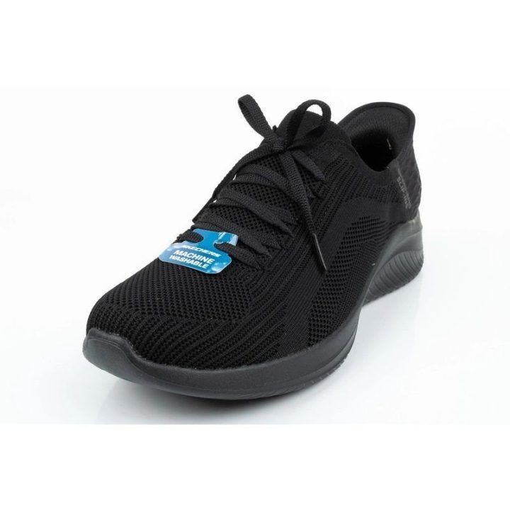Moteriški suvarstomi sportbačiai Skechers Ultra Flex 3.0, juodi