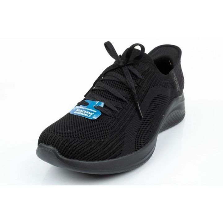 Moteriški suvarstomi sportbačiai Skechers Ultra Flex 3.0, juodi