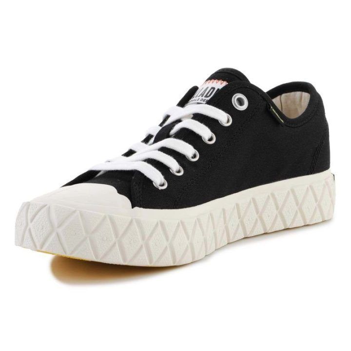 Moteriški sportbačiai Palladium Palla Ace Canvas, juodi ir balti