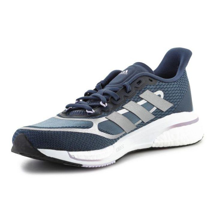 Moteriški bėgimo bateliai adidas Supernova +, tamsiai mėlyni