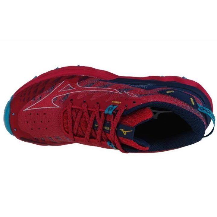 Moteriški bėgimo bekele bateliai Mizuno Wave Daichi 7, raudoni
