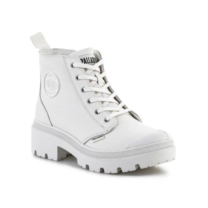 Moteriški odiniai aulinukai Palladium Pallabase Leather, balti