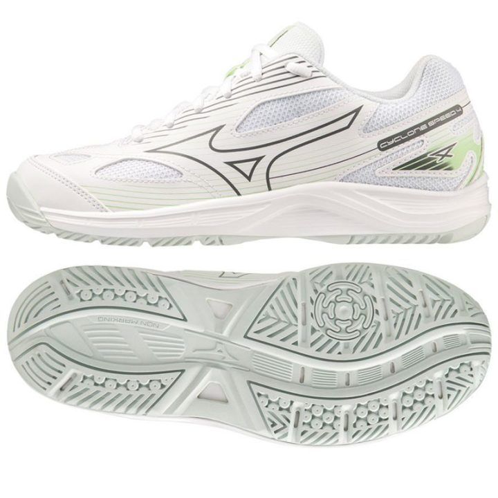 Moteriški tinklinio bateliai Mizuno Cyclone Speed 4, balti