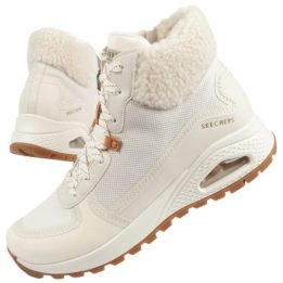 Moteriški pašiltinti sportbačiai Skechers Uno Rugged, balti