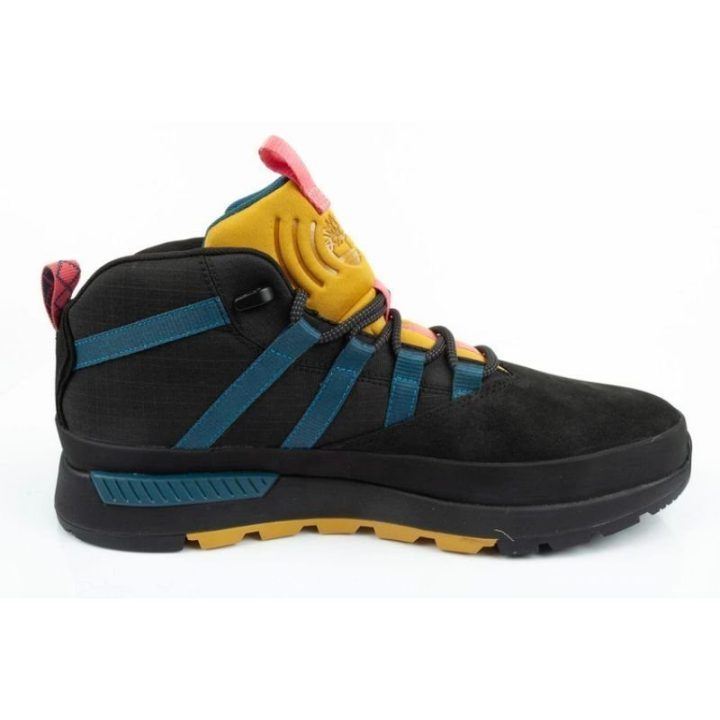 Vyriški natūralios odos žygio batai Timberland Euro Sprint, juodi