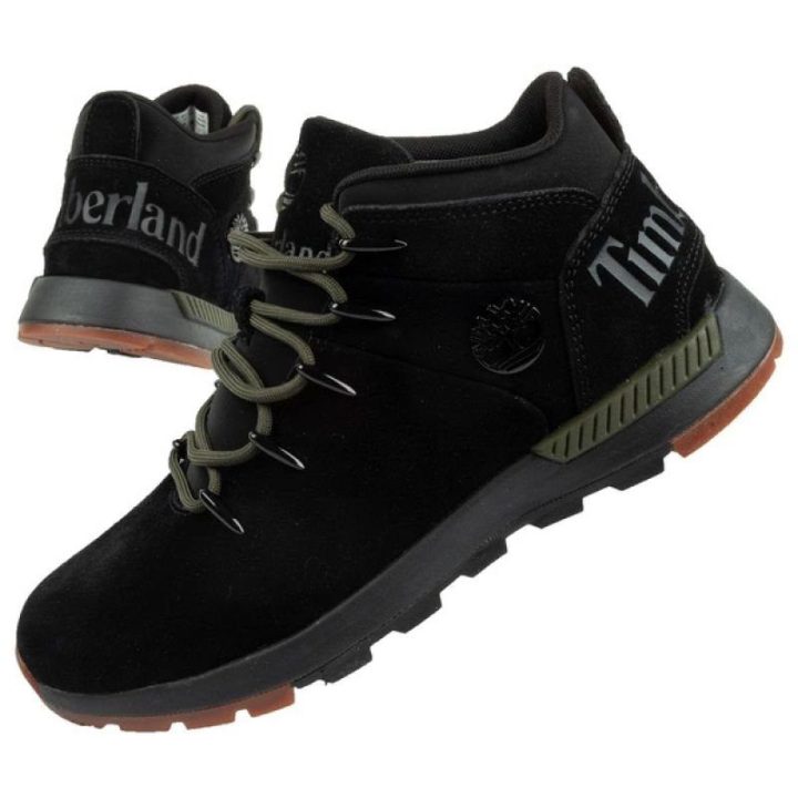 Vyriški odiniai žygio batai Timberland Lace Up, juodi