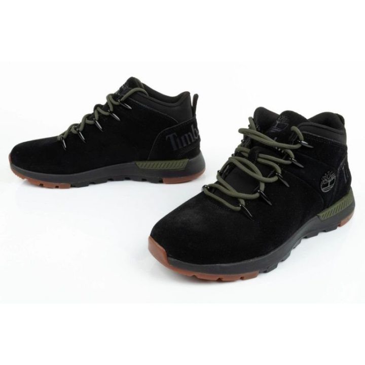 Vyriški odiniai žygio batai Timberland Lace Up, juodi