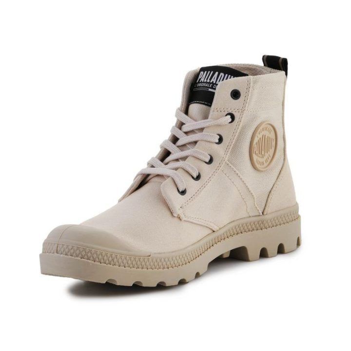 Moteriški aulinukai Palladium Pampa Hi Army, smėlio