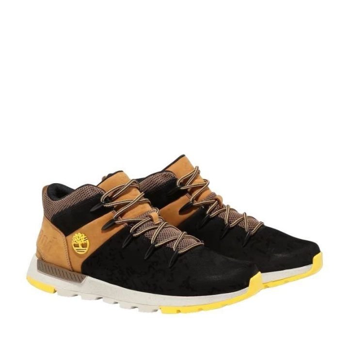 Vyriški sportbačiai Timberland Sprint Trekker Mid, juodi ir rudi