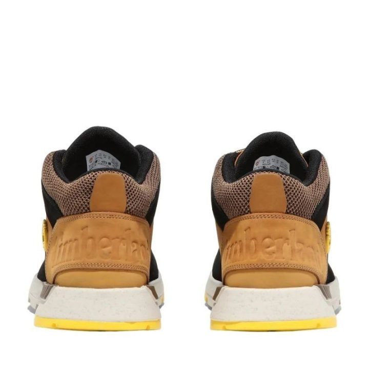 Vyriški sportbačiai Timberland Sprint Trekker Mid, juodi ir rudi