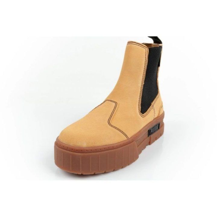 Moteriški odiniai aulinukai Puma Mayze Chelsea Suede, rudi