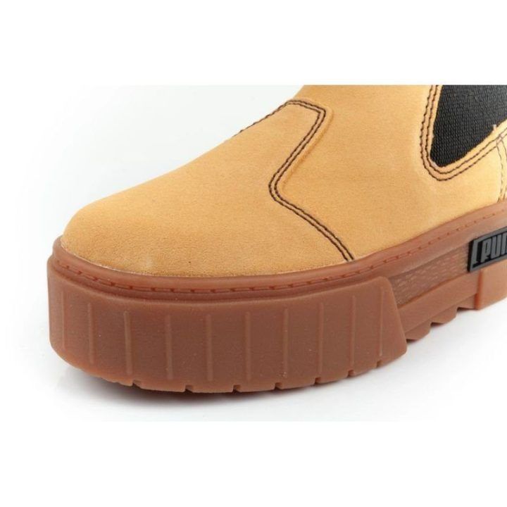 Moteriški odiniai aulinukai Puma Mayze Chelsea Suede, rudi