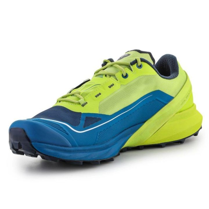 Vyriški bėgimo bekele bateliai Dynafit Ultra 50 GTX, žali ir mėlyni